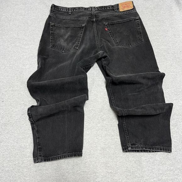 Levi's Other - Vintage Levi’s 550 Jeans Mens 40x30 Y2K Baggy Black Distressed Denim Skater